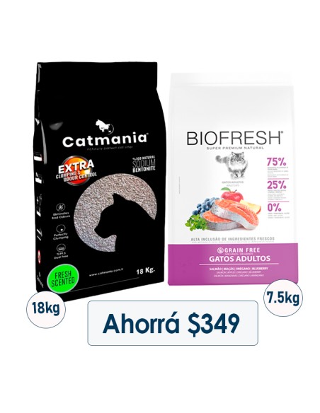 BIOFRESH GATO ADULTO + ARENA CATMANIA