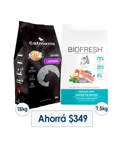 BIOFRESH GATITO KITTEN GATO + ARENA CATMANIA