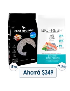 BIOFRESH GATITO KITTEN GATO + ARENA CATMANIA 2
