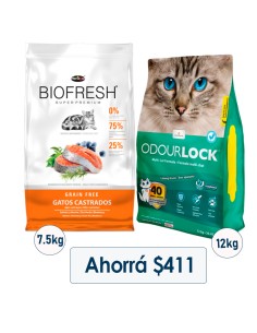 BIOFRESH GATO ADULTO CASTRADO+ARENA ODOURLOCK