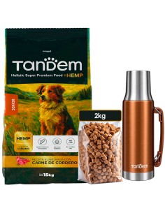TANDEM PERRO SENIOR CORDERO 15KG+2KG