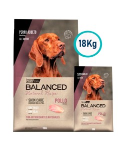 Balanced Natural Recipe perro adulto Pollo 15+3kg