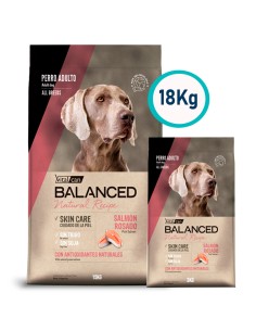 Balanced Natural Recipe perro adulto Salmón 15kg+3kg