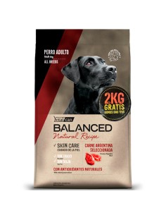 Balanced Natural Recipe perro adulto carne 15kg+2kg