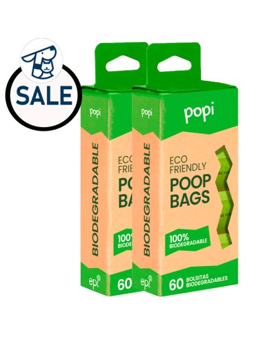 120 BOLSAS BIODEGRADABLES POPI X 8UNID