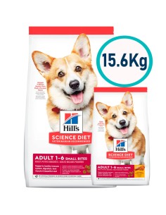 HILLS perro ADULTO RAZA PEQUEÑA COMBO 13.6kg+2Kg