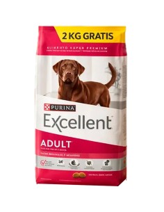 EXCELLENT PERRO ADULTO RAZAS MEDIANAS Y GRANDES 20KG+2KG