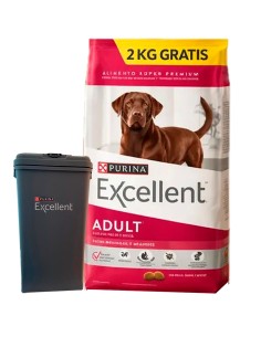 EXCELLENT PERRO ADULTO RAZAS MEDIANAS Y GRANDES 20KG+2KG