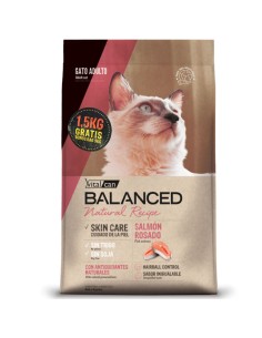 Balanced Natural Recipe Gato Adulto Salmón Rosado 7.5kg
