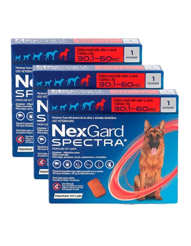 NEXGARD SPECTRA 30-60KG  (3 COMPRIMIDOS)