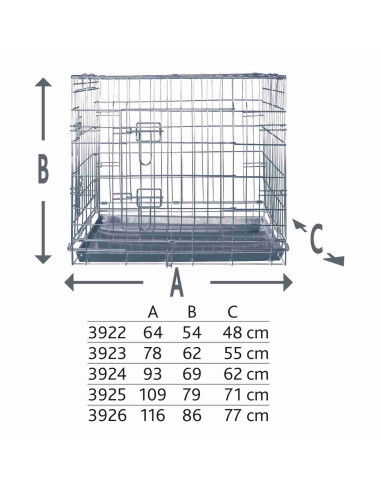Jaula Kennel M-L