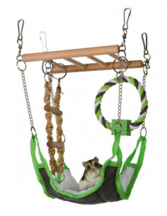 Puente Colgante con Hamaca