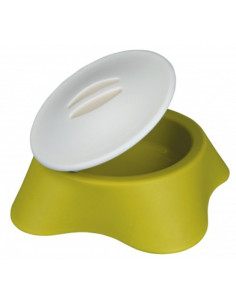 Comedero Plastico para Gatos con Tapa