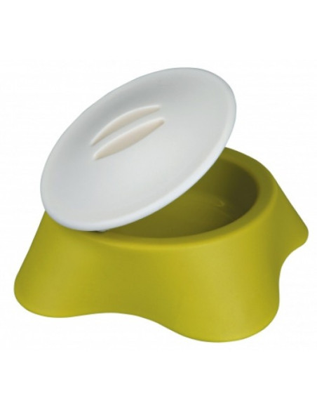 Comedero Plastico para Gatos con Tapa