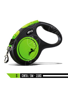 Flexi New Neón Cinta 5m/15kg 2