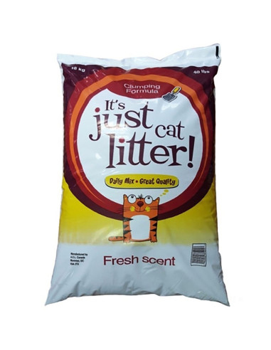 18KG, Arena Aglomerante Just Cat Litter