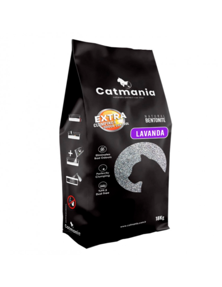 18 kg, Catmania Aroma Lavanda,  Bentonita Sódica