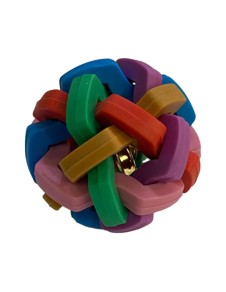 Pelota Multicolor con Cascabel